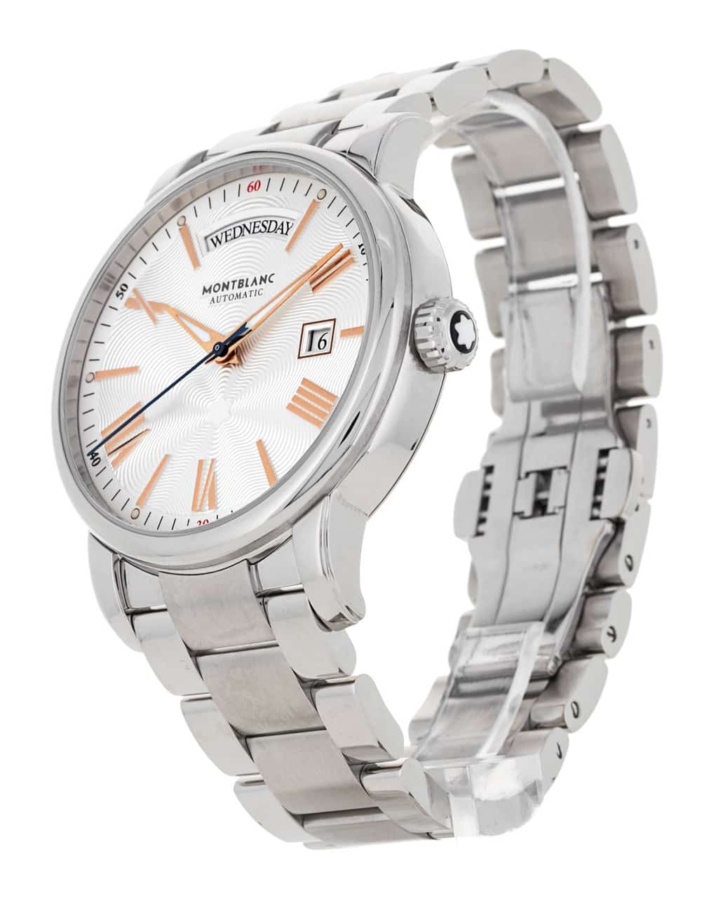 Montblanc 4810 collection Silver Roman Numeral Baton Dial